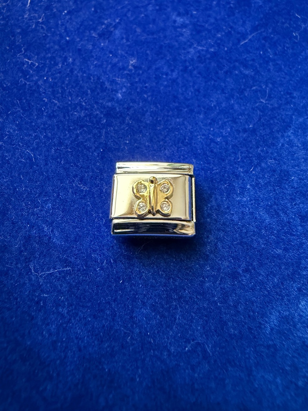 Butterfly 18k CZ OG Manuel Zed Italian Charm